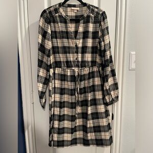 NWOT, Knox Rose flannel dress, M